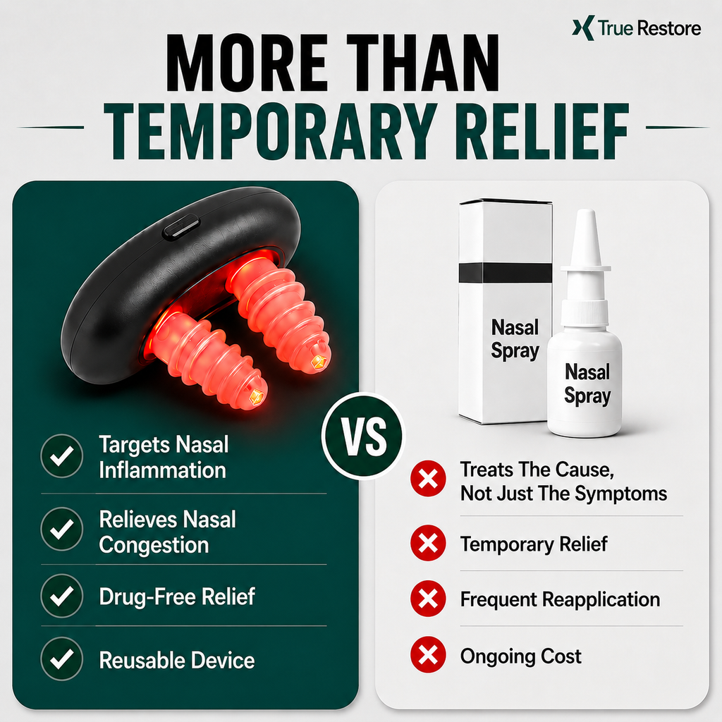Red Light Nasal Therapy Device
